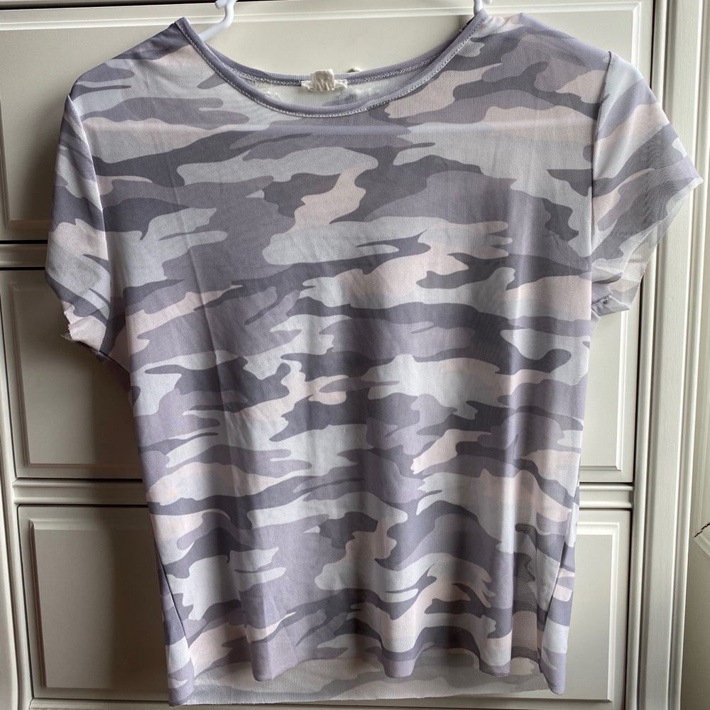 GARAGE Mesh Camo Tee